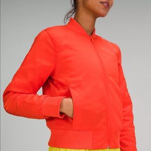 Lululemon Non-Stop Bomber Reversible Size 8 Color: Autumn Red